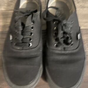 Vans Authentic Black Men's 7/Women’s 8.5 Shoes